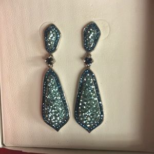 Adorable Drop Earrings with Pave Crystals